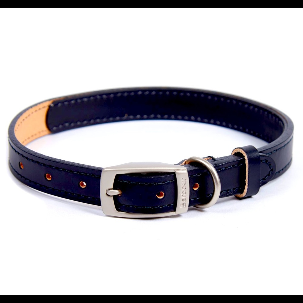 NEW Barbour Leather International Dog Collar
